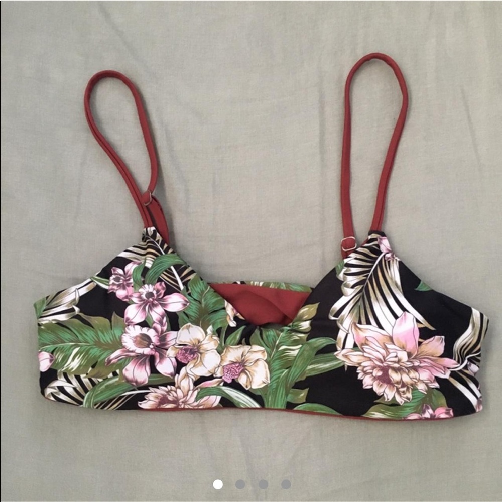 Swell reversible floral print top (size XS)